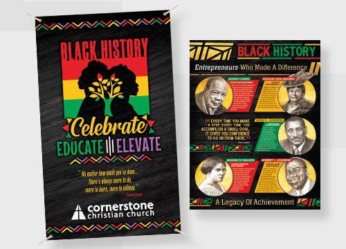 Shop our Black History Month Banners and Posters