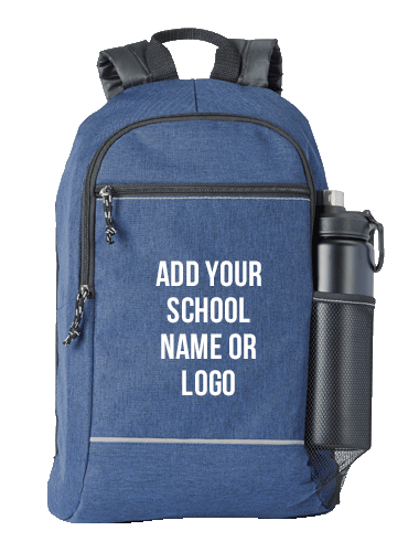 Backpacks can be purchase separately with an option to add your school logo