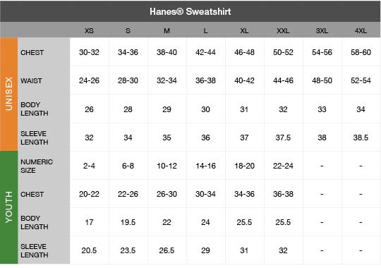 CHARTS_HANES_SWEATSHIRT