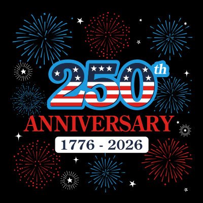 250 Anniversary 1776 - 2026 Filter