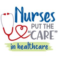 Nurses Put The Care In Healthcare themed products