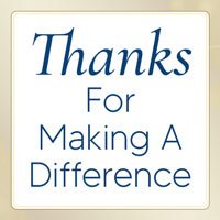 Thanks For Making A Difference - PHRASE Filter