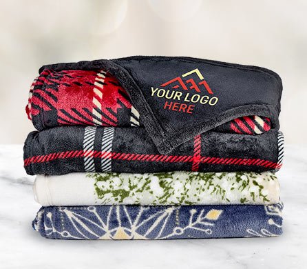 Personalized Blankets Holiday Gifts of Appreciation