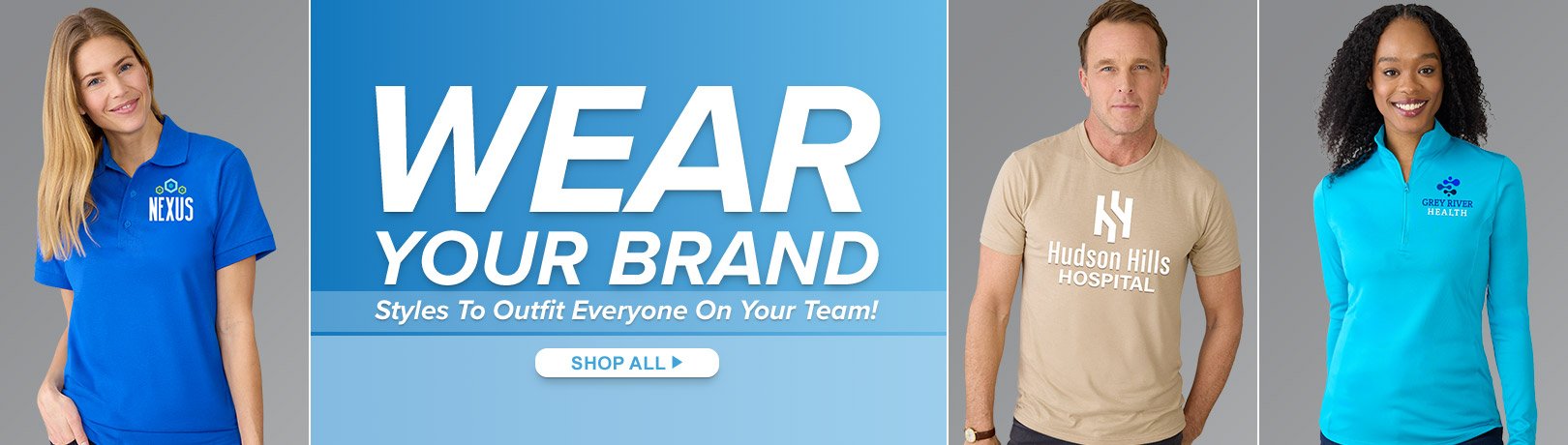 Second slide - Custom Apparel, Styles to outfit everyone on your team - Spring Edition