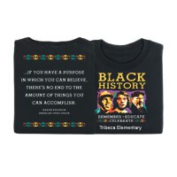 Black History: Remember, Educate, Celebrate Personalized T-Shirt 