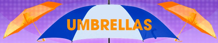 Umbrellas from Positive Promotions