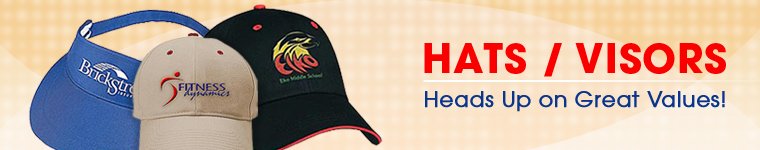 Hats / Caps / Visors from Positive Promotions