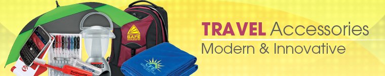 Travel Accessories from Positive Promotions
