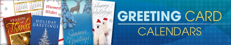 Greeting Card Calendars from Positive Promotions