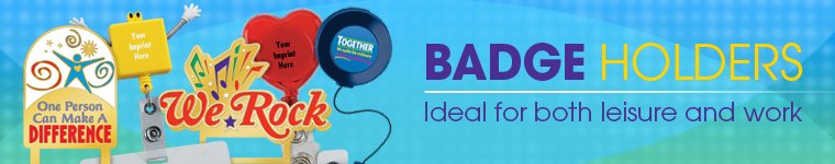 Badge Holders from Positive Promotions