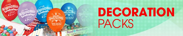 Decoration Packs from Positive Promotions