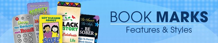 Bookmarks from Positive Promotions