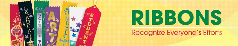 Ribbons from Positive Promotions