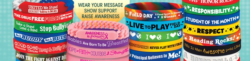 Bracelets from Positive Promotions
