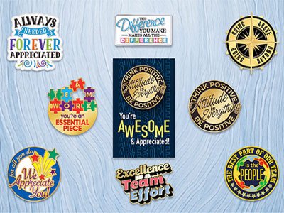 Employee Recognition and Appreciation Lapel Pins