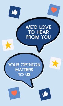 Customer reviews - we want your feedback