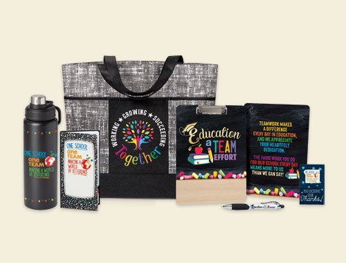 Shop Teachers and Staff Recognition Gift Sets and Raffle Packs