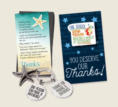 Shop Our Teachers and Staff Recognition Lapel Pins & Key Tags