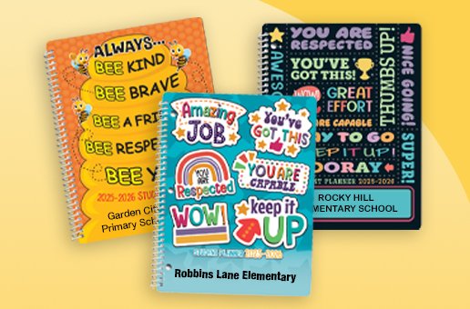 Student Planners - keeping students on track for consistency and success every year