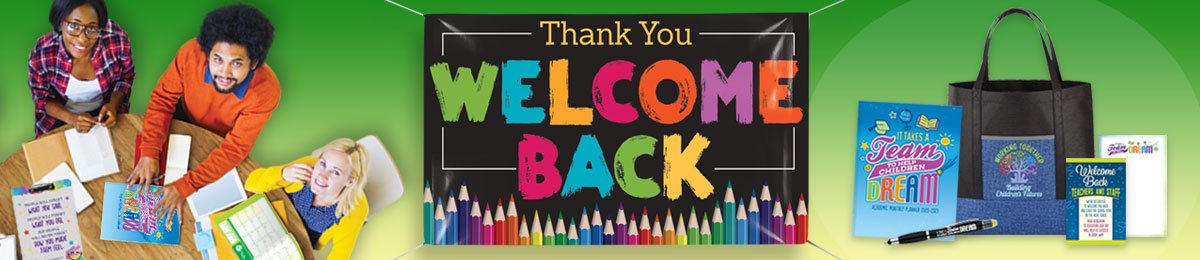 Teachers and staff appreciation gifts to thank and welcome them back to school