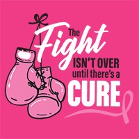 The Fight Isn't Over Until There's A Cure themed products