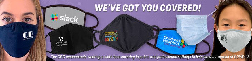 Promotional Face Masks with Logo in Bulk | Positive Promotions