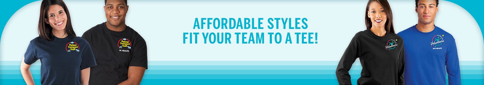 Healthcare Team Pride T-Shirts from Positive Promotions